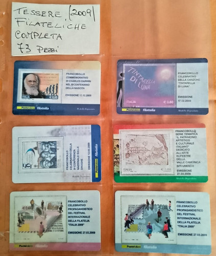 Tessere filateliche 2009 - ",