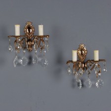 Appliques Antiche Stile Rococò Bronzo Italia XX Secolo Originali