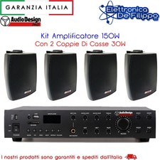 Kit Amplificatore 150W Con 2
