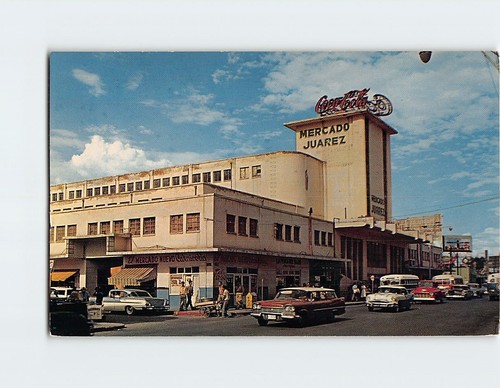 Cartolina mercado juarez - cartolina,