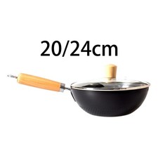 Wok in ferro, pentola in