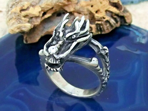 Drago drachenkof 925 anello - drago,