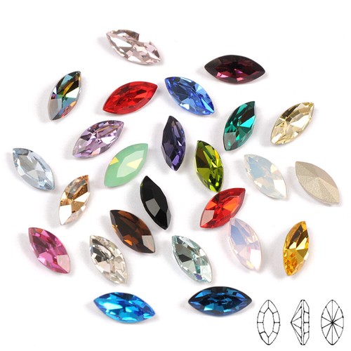 Navetta strass nail - , art