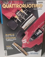 Quattroruotine numero 225 del 2001 rivista modellismo domus auto in miniatura