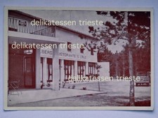 LIGNANO PINETA Albergo Santa Cruz Birra Moretti targa Udine vecchia cartolina