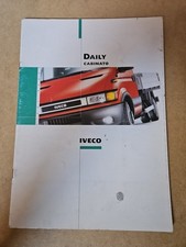 Iveco Daily Cabinato Caratteristiche Brochure Italia 01/2004