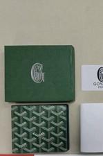 Portafoglio uomo Goyard verde