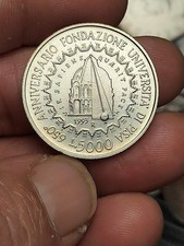 Moneta 5000 Lire Argento Gr