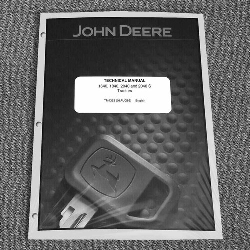 John deere 1640 1840 - deere, 1840,