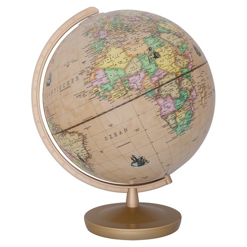 Mappamondo rinascimentale oro