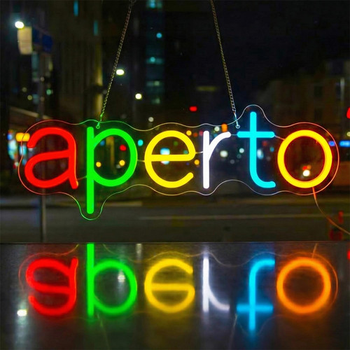 Insegne luminose aperto - insegne,