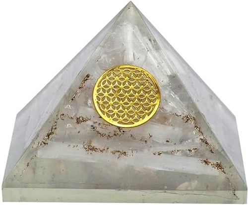 Piramide orgonite selenite - piramide,
