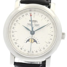Orologio Uomo Automatico NIVREL N 436.001 Triplo Calendario Fasi Lunari_894366