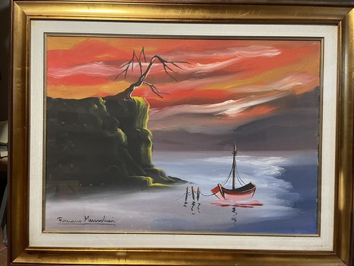Quadro olio tela - su,