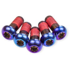 5x Viti Bulloni Rotore Disco Anteriore Neo Titanio per Ducati Hypermotard 698 Mono