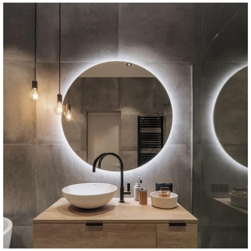 Style glass specchio rotondo - glass,