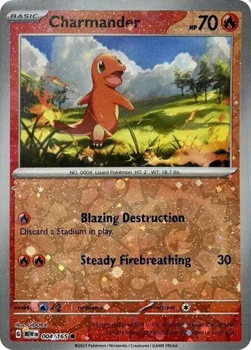 Charmander 004 165 - -, pokemon
