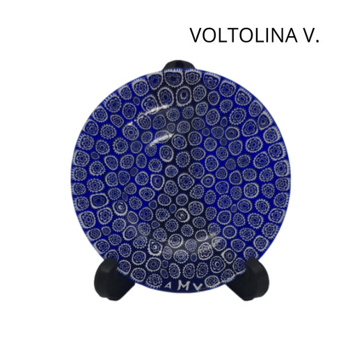 Piattino tondo murrine - piattino,