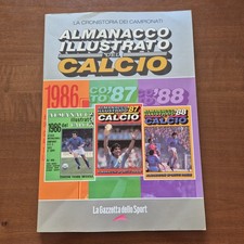 Almanacco illustrato del calcio Gazzetta ristampa Panini 1986 1987 1988
