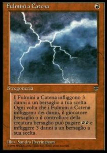 Mtg chain lightning played - lightning,