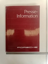 cartella stampa originale gamma Porsche 928 S4 911 speedster etc lingua inglese