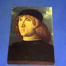 PALAZZO DEI CONSERVATORI PINACOTECA G. BELLINI RITRATTO DI- CARTOLINA - A COLORI