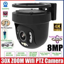 30X ZOOM 4K 8MP Wifi POE Auto
