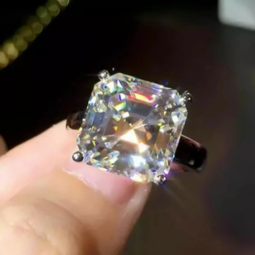Anello solitario oro bianco - in,