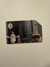 VINTAGE CARTA Rara TELEFONICA Telecom L.5.000 - VII Centenario Lauretano Loreto.