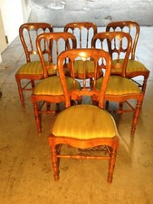 Set di 6 sedie antiche primi