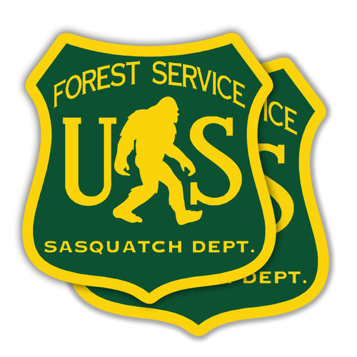 Adesivo sasquatch forest dept - adesivo,