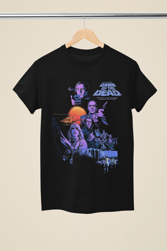 Shirt nera grafica poster - nera,