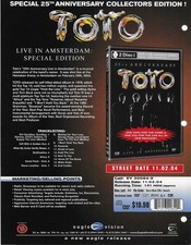 TOTO Raro Poster VINTAGE 2004