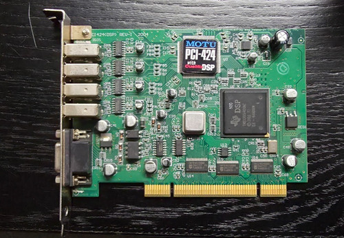 Motu pci 424 - pci-424, canali