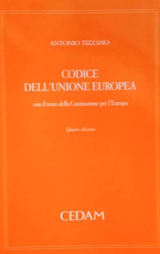 Codice dell unione - dell'unione, con