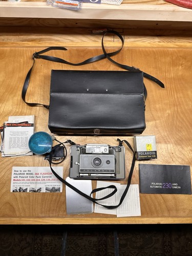 Vintage polaroid 250 automatic - vintage,