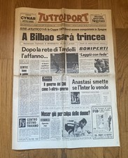 ORIGINALE -TUTTOSPORT COPPA UEFA 1976 1977 JUVENTUS vs ATLETICO BILBAO Andata