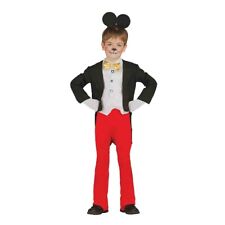 CARNEVALE HALLOWEEN VESTITO TOPOLINO MICKEY MOUSE BAMBINO 3/4 5/6 ANNI