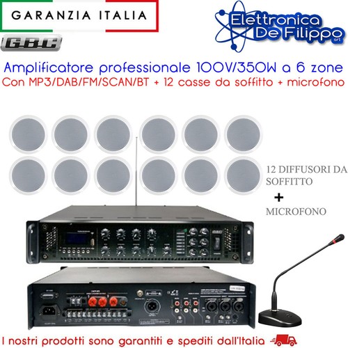 Amplificatore 100v 350w 6 - a,