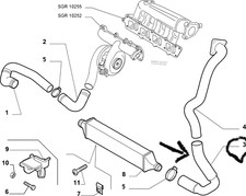  Manicotto Intercooler Turbo
