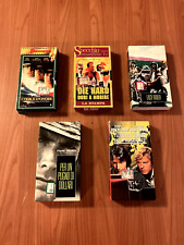 LOTTO VHS 5 FILM EASY RIDER DIE HARD CODICE D'ONORE PER UN PUGNO DI DOLLARI