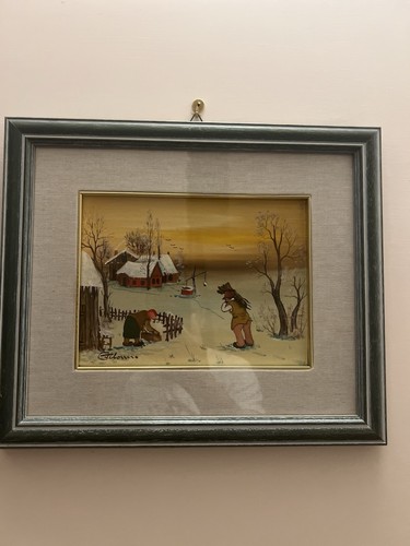 Dipinto autore vintage - dipinto,