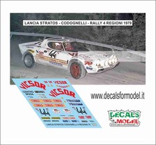 DECALS 1:24  LANCIA STRATOS -