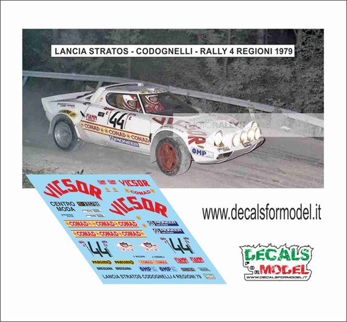 Decals lancia stratos - 1:24,