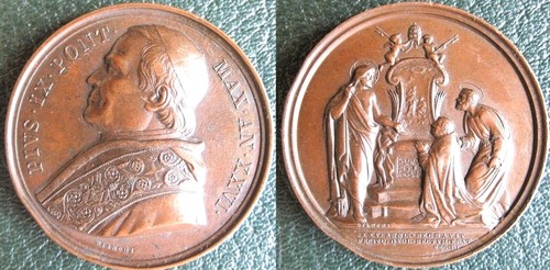 Médaille pie 1871 - médaille, an