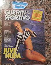 Guerin Sportivo n 34 1985-JUVE-MILAN-SOCRATES-SPAGNA-POSTER JUVENTUS