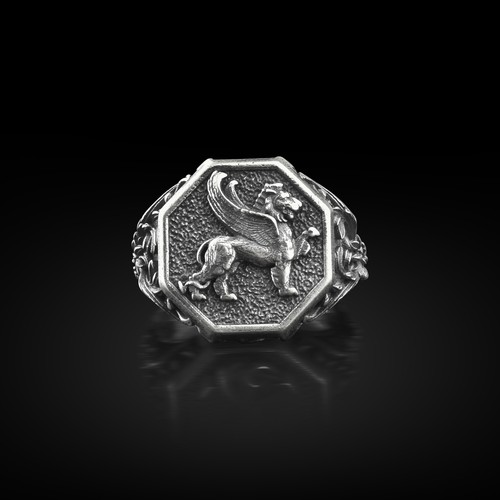 Anello uomo argento - anello,