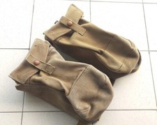 Coppia di giberne inglesi 2gm M37 raro modello per BREN marcate 1938 originali