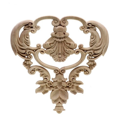Decalcomania legno intagliato