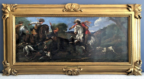 Dipinto olio xviii secolo - dipinto,